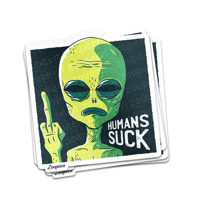 Humans Suck Sticker