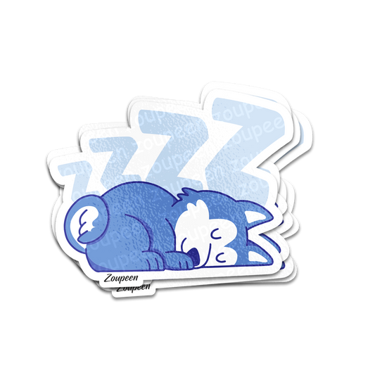 Husky Dreams Sticker