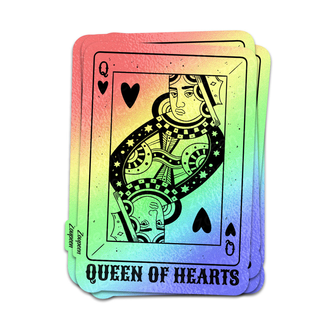 Queen of Hearts Sticker