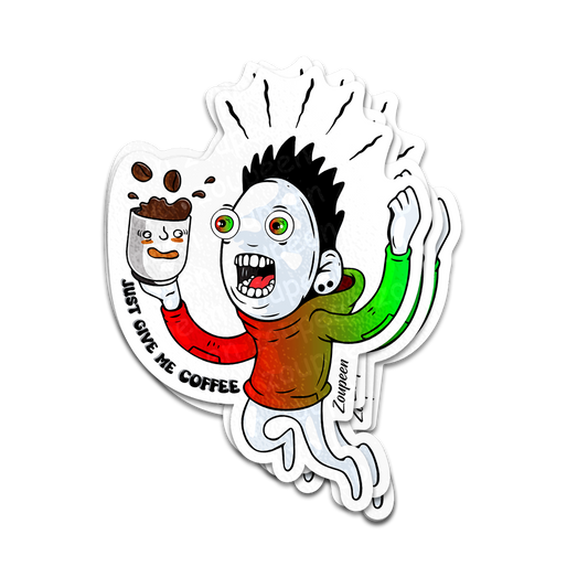 Caffeine Maniac Sticker