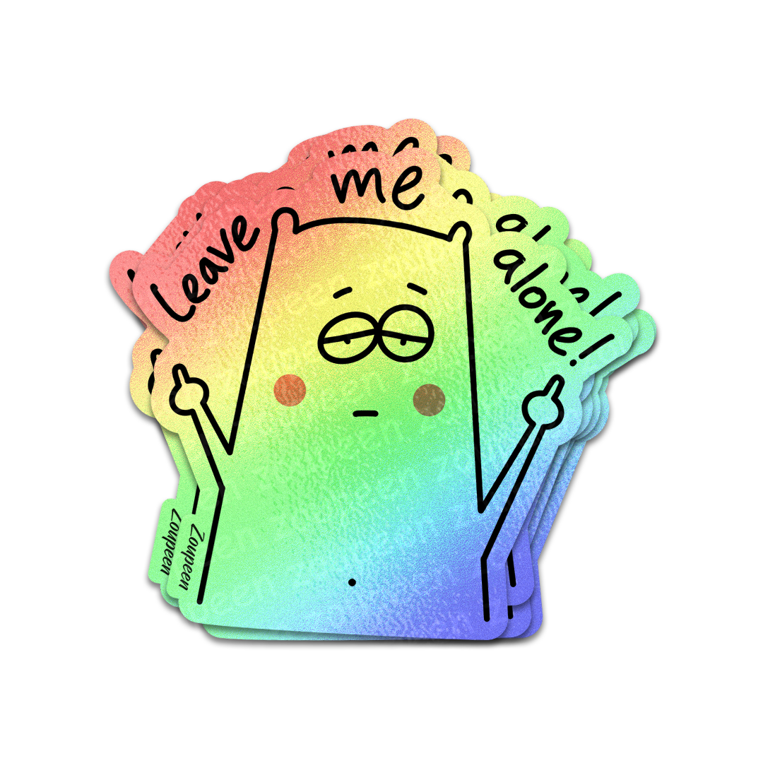 Leave Me Alone Sticker