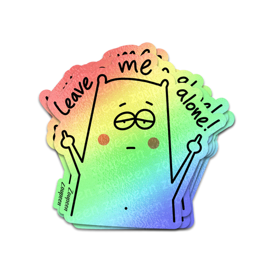 Leave Me Alone Sticker