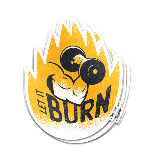 Let It Burn Sticker