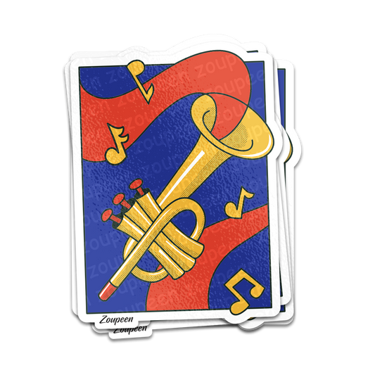 Musical Trumpet Sticker