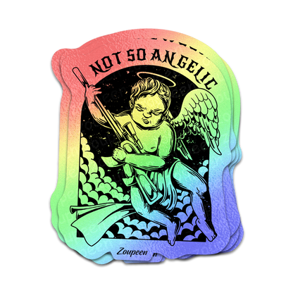 Not So Angelic Sticker