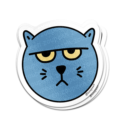 Big Boss Cat Sticker