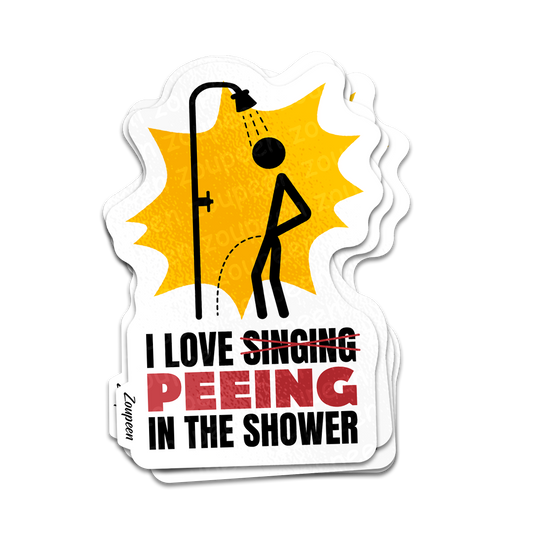 Shower Serenade Sticker