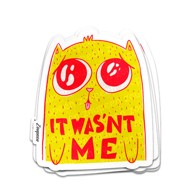 Innocent Cat Sticker