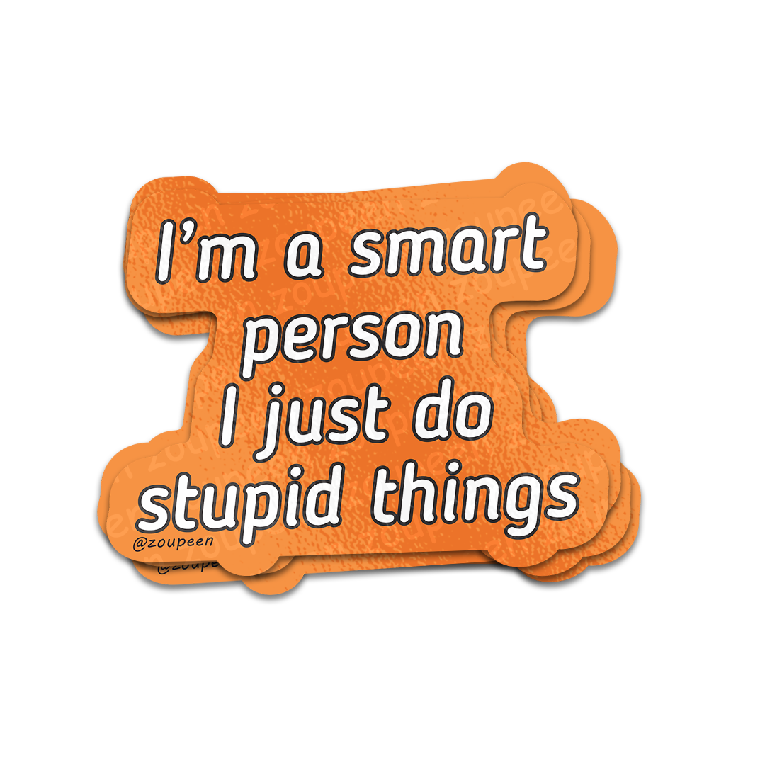 Smart Person Sticker