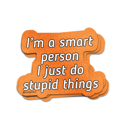 Smart Person Sticker