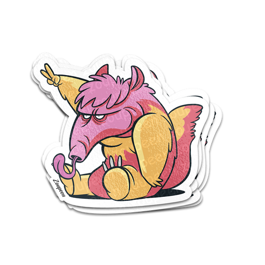 Party Pooped Anteater Sticker