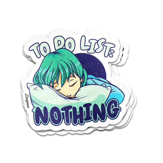 Lazy Day Sticker