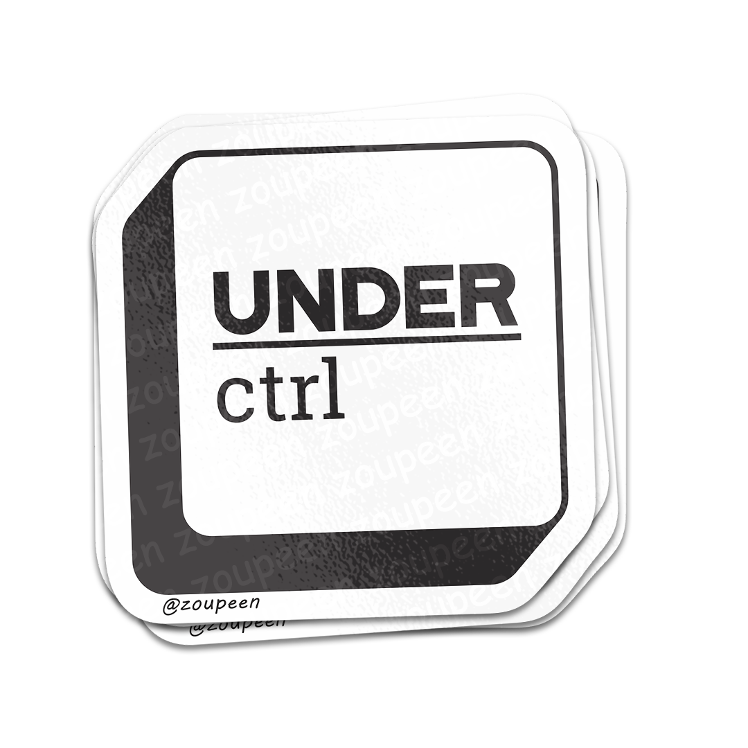 Under Ctrl Sticker