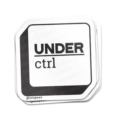 Under Ctrl Sticker