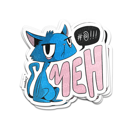 Meh Cat Sticker