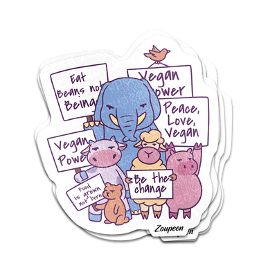 Vegan Parade Sticker