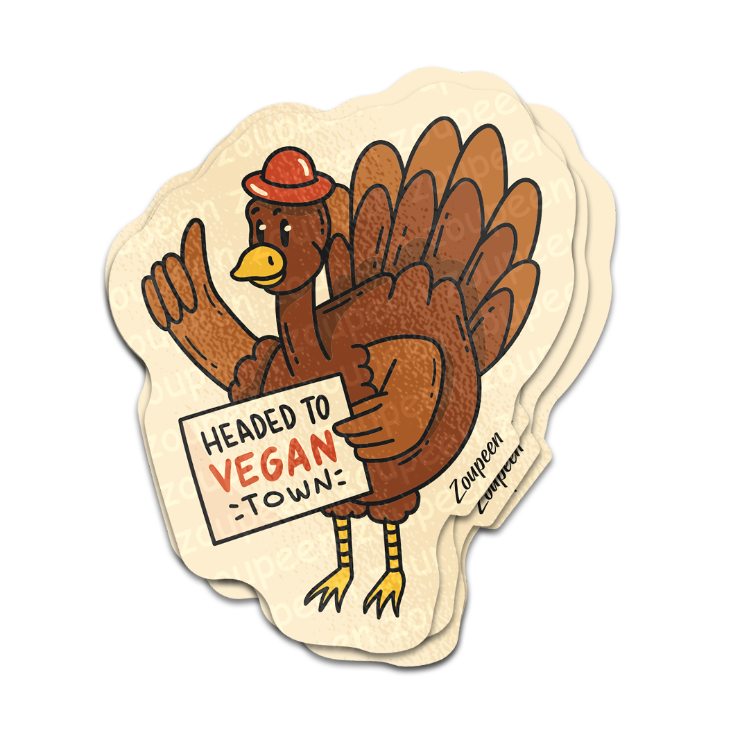 Vegan Turkey Sticker