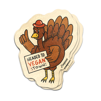 Vegan Turkey Sticker