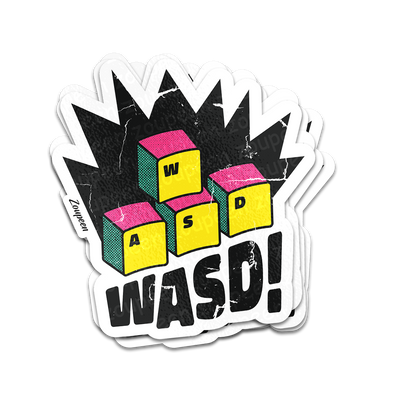 WASD Gamer Sticker