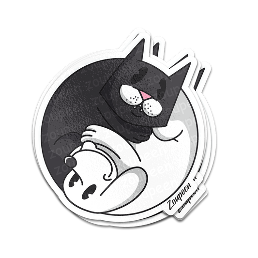 Yin Yang Pets Sticker